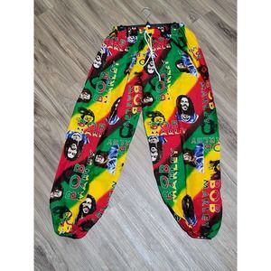 Bob Marley Rayon Pants Rasta Reggae